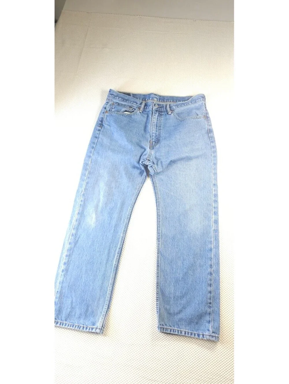 Levi's 501 Light Blue Denim Jeans 36x29